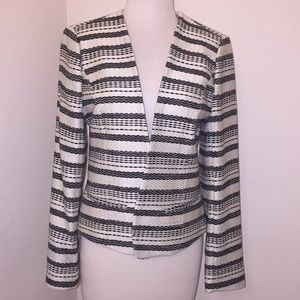 Halogen Cropped Tweed Blazer